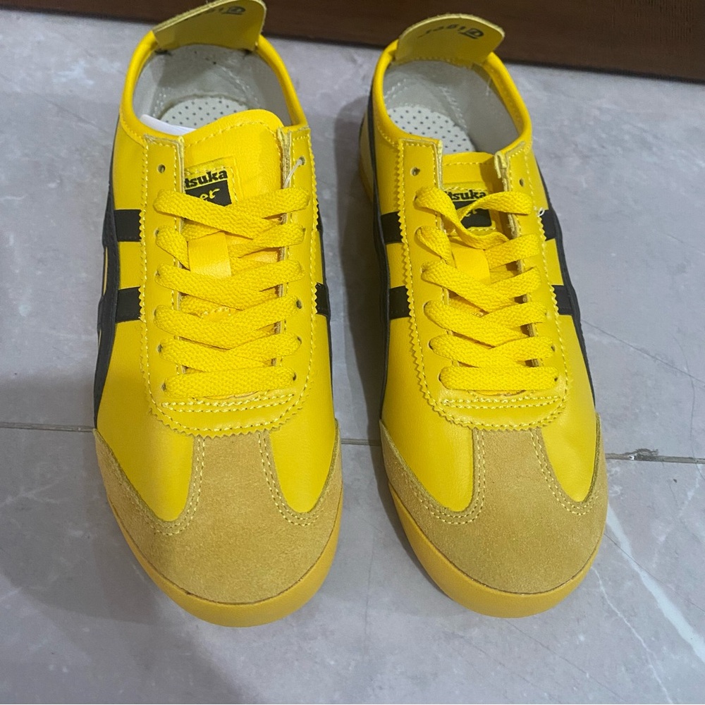 Onitsuka Tiger By Asics Yellow Sneakers - Picture 7 of 8
